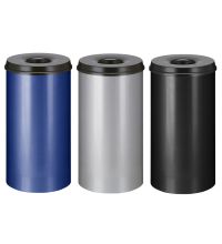 Papierbak 50 liter metaal vlamdovend