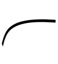 Rubber Unger 45 cm zwart SOFT