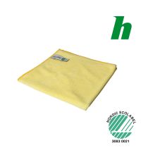 Microvezeldoek Wecoline Nordic Ecolabel gebreid geel 40 x 40 cm