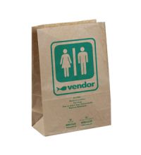 Afvalzak Vendor papier 1538Z blokbodemzak bruin