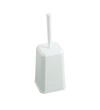 Toiletborstelhouder incl. borstel wandbevestiging wit