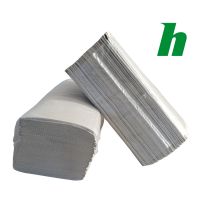 Handdoekpapier Blanco recycl. naturel 1-laags ZZ-vouw 25 x 23 cm