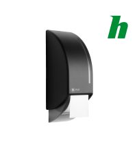 Compactroldispenser BlackSatino kunststof zwart t.b.v. 2 rollen CT10