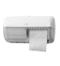 Toiletpapierdispenser Tork Duo Elevation Line T4 wit