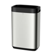 Afvalbak Tork Design Bin 50 liter B1 RVS/zwart