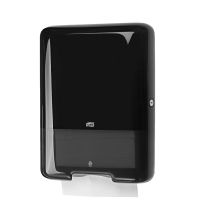 Handdoekdispenser Tork Midi Elevation Line H3 zwart