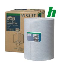 Poetspapierrol Tork Heavy Duty Cloth Combi Roll Blue 1-lgs W1/2/3
