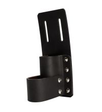 Wissertas leer zwart hold up dubbel