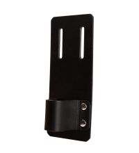 Wissertas leer zwart hold up enkel