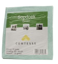 Sopdoek Comtesse 38 x 40 cm groen