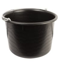 Emmer Else 12 liter rond zwart