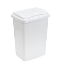 Afvalbak Top-fix 50 liter kunststof wit VB 565000