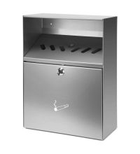 Asbak RVS met dak wandasbak RVS VB 041008