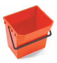 * Emmer Numatic 15 liter rood t.b.v. werkwagen