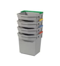 Emmer Numatic 5 liter grijs/blauw t.b.v. werkwagen