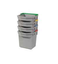 Emmer Numatic 5 liter grijs/geel t.b.v. werkwagen