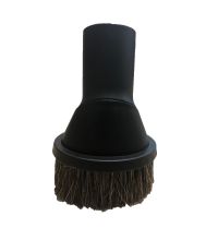 Plumeauborstel universeel 32 mm draaibaar ovaal natuurhaar