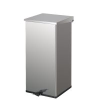 Pedaalemmer Carro-Kick 110 liter brandveilig RVS