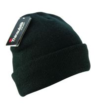 Muts gevoerd Thinsulate kleur zwart