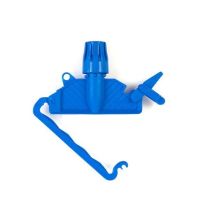 Mopklem kunststof italiaans blauw