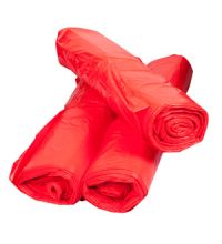 Afvalzak HDPE 70 x 110 cm T20 rood