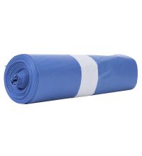 Afvalzak HDPE 90 x 110 cm T25 blauw