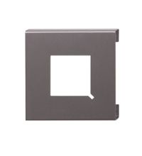 Damesverbandzakhouder Qbic-line RVS mat geslepen QHBDS SSL