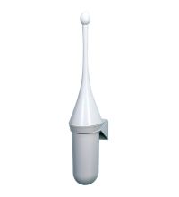 Toiletborstelhouder PlastiQline PQ Brush wit