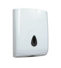 Handdoekdispenser PlastiQline PQmidiH kunststof wit