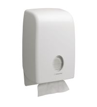 Handdoekdispenser KC Aquarius 6945 wit Intergevouwen