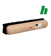 Zaalveger hout FSC 40 cm zwart nylon haar