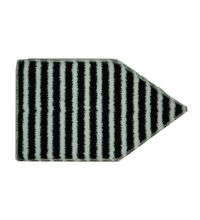 Pad Excentr Hard Micro Fiber White - Black (30-50)