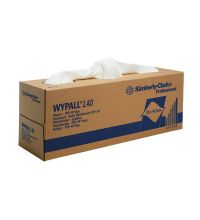 Poetsdoek Wypall 7462 L40 wit 1-laags 25 x 41 cm