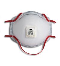 Stofmasker 3M 8833 FFP3 NPF=50 met uitademventiel