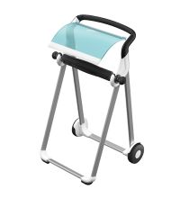 Vloerstandaard Tork Performance wit/turquoise W1