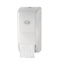 Toiletpapierdispenser Comtesse Basic Doprol kunststof wit