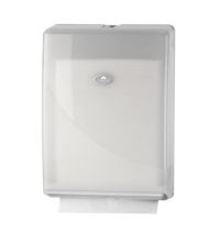 Handdoekdispenser Comtesse Basic Midi Z-vouw en Interfold wit