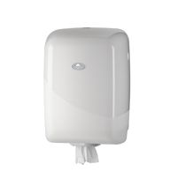 Handdoekroldispenser Comtesse Basic Midi kunststof wit
