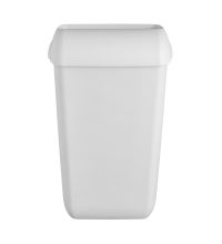 Afvalbak Euro 43 liter kunststof mat wit