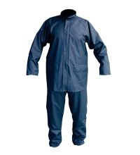 Regenpak PU stretch kleur blauw maat XXL