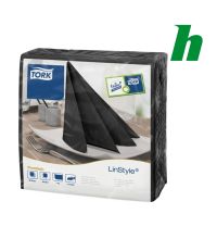 Servet Tork Diner Napkin 1-laags 1/4 vouw Black