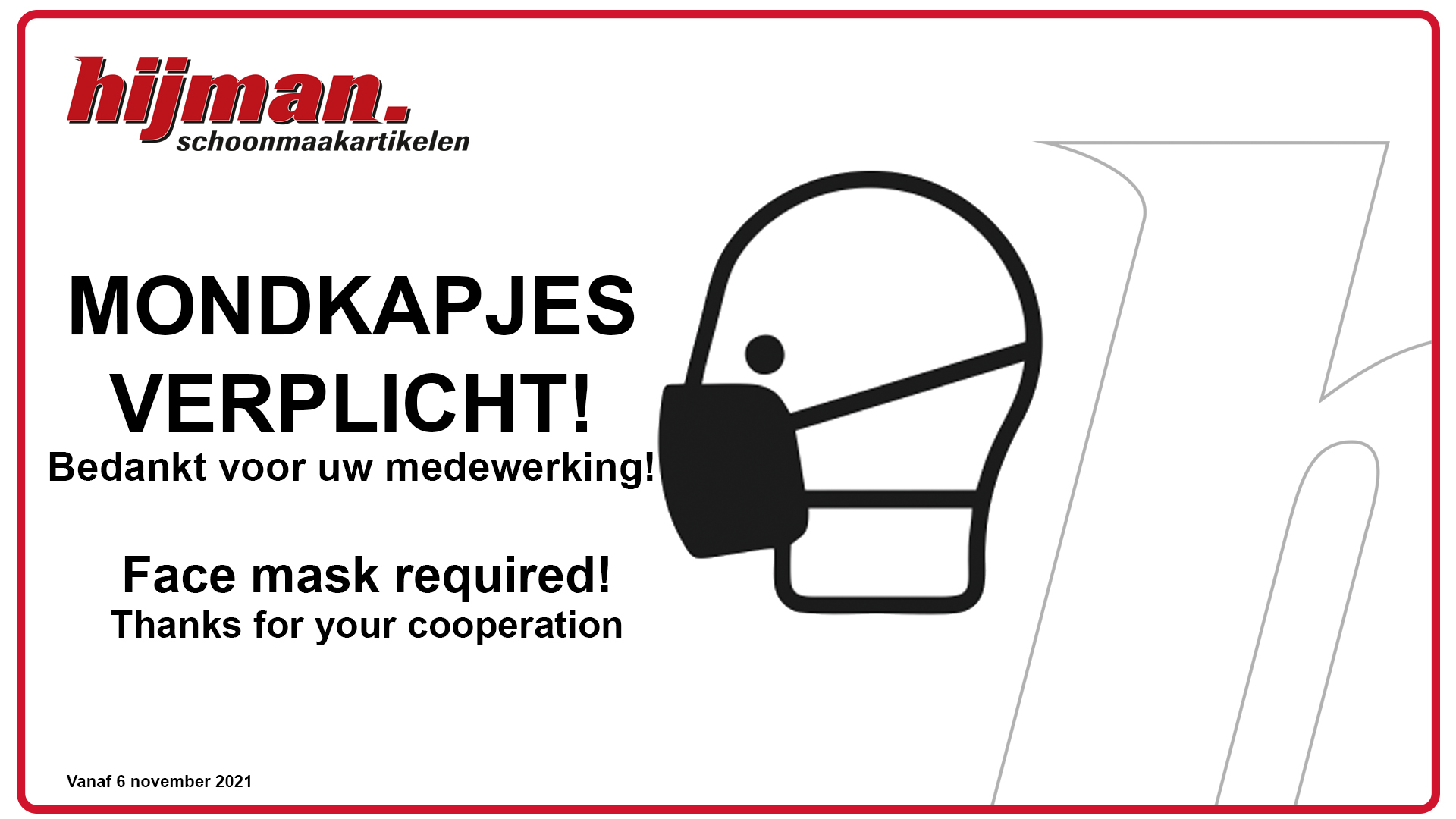 Maatregelen per 6 november 2021